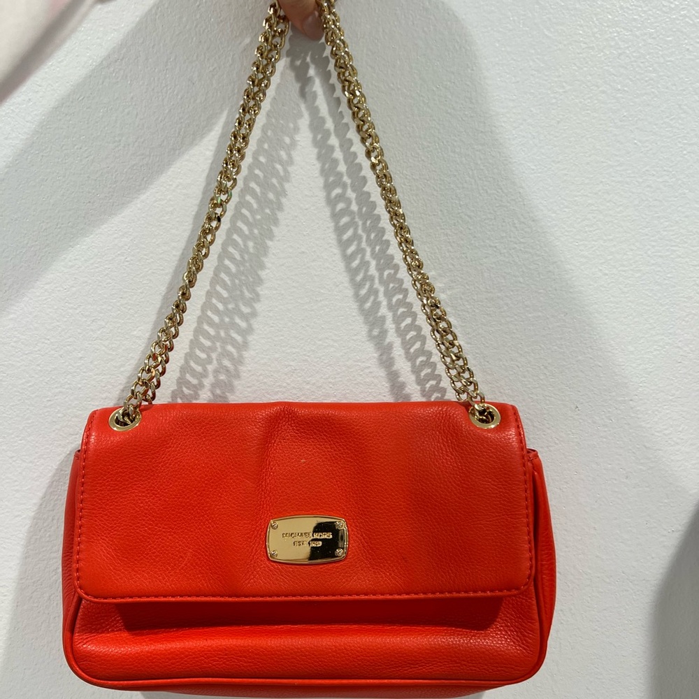 Michael Kors orange small bag